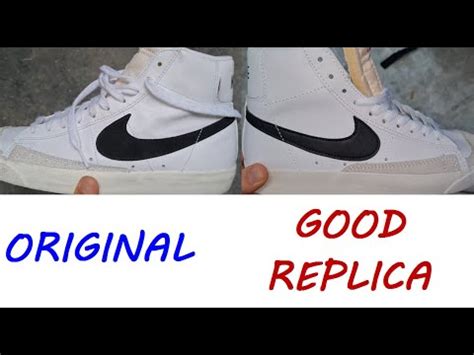 nike blazer original vs fake|faux nike blazers.